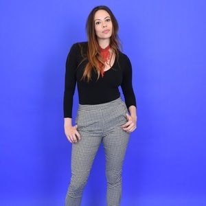 Lucy Wang for Nasty Gal Gingham Pants